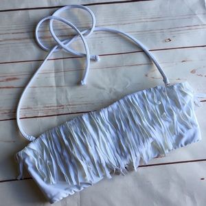 VS Fringe White Bandeau